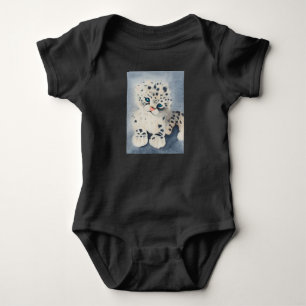 Snow Leopard for a baby Strampler