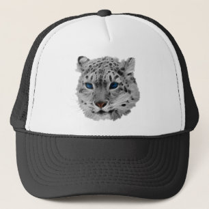 Snow Leopard Fraktal Truckerkappe