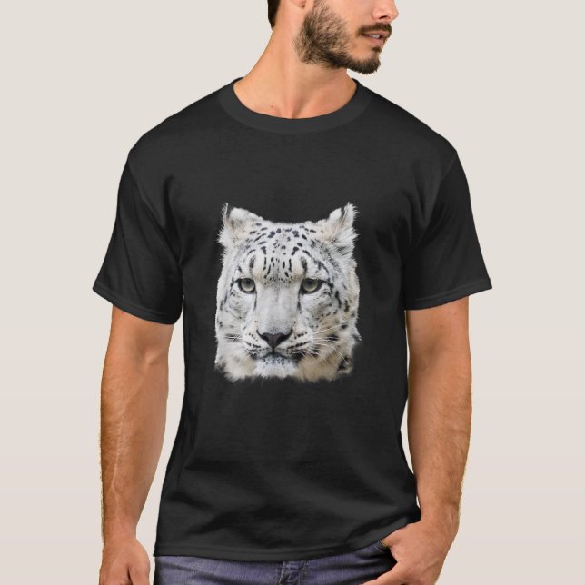 Snow Leopard Leopard Big Cat Gift  T-Shirt (Vorderseite)
