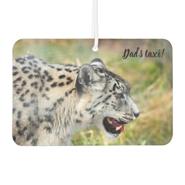 Snow Leopard Lufterfrischer (Vorderseite)