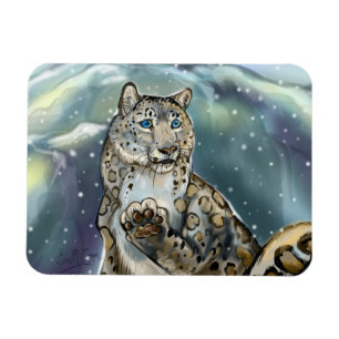 Snow Leopard~ Magnet