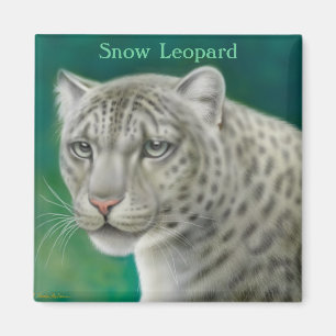 Snow Leopard Magnet