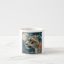 Snow Leopard Moon Spezielle Tasse