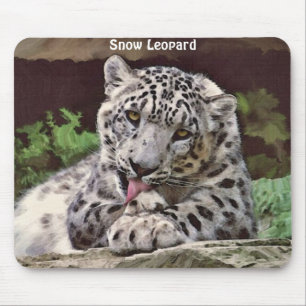 SNOW LEOPARD Mousepad