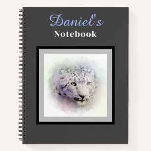 Snow Leopard-Notebook Notizbuch