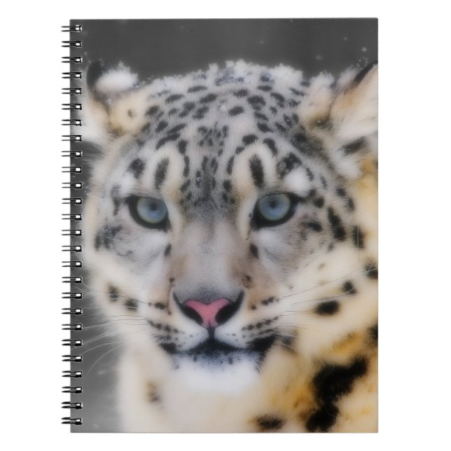Snow Leopard Notizblock (Vorderseite)