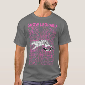 Snow Leopard Pastel Aesthetic T-Shirt