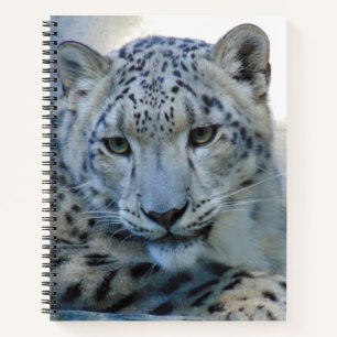 Snow Leopard-Puzzle Spiral Notebook Notizbuch