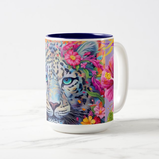 Snow Leopard Tasse (VorderseiteRechts)