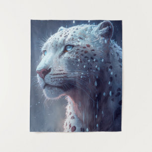 Snow Leopard Tierpark California Wandteppich