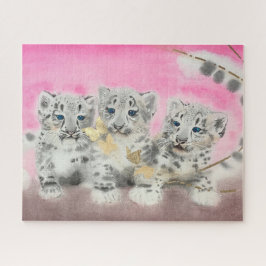 Snow Leopards and Golden Butterflies Puzzle