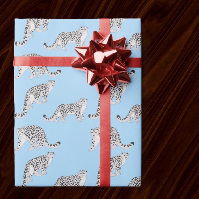Snow Leopards Geschenkpapier (Von Creator hochgeladen)