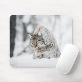 Snow Lynx Mousepad