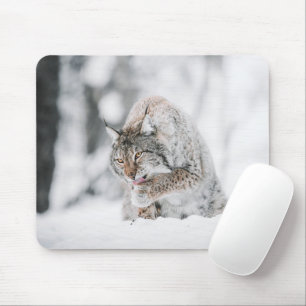 Snow Lynx Mousepad