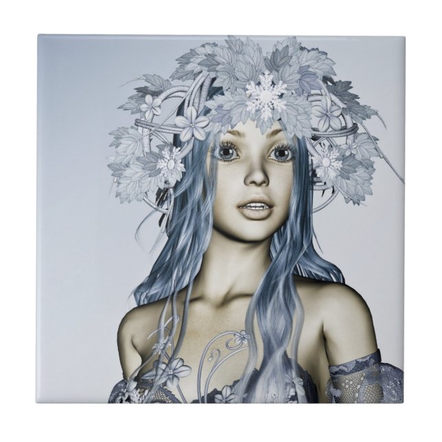 Snow Maiden Fliese (Vorderseite)
