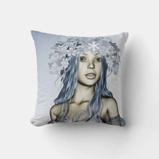 Snow Maiden Kissen (Vorderseite)