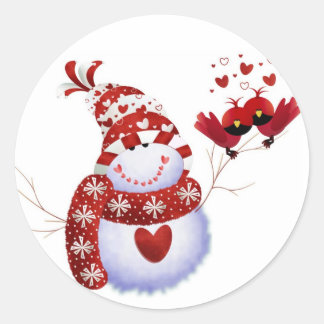 Snow Man Sticker