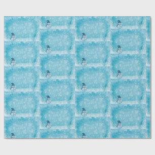 Snow Man Weihnachtswrapper Geschenkpapier