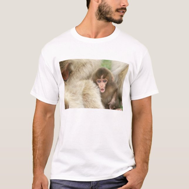Snow Monkey Baby, Jigokudani, Nagano, Japan T-Shirt (Vorderseite)