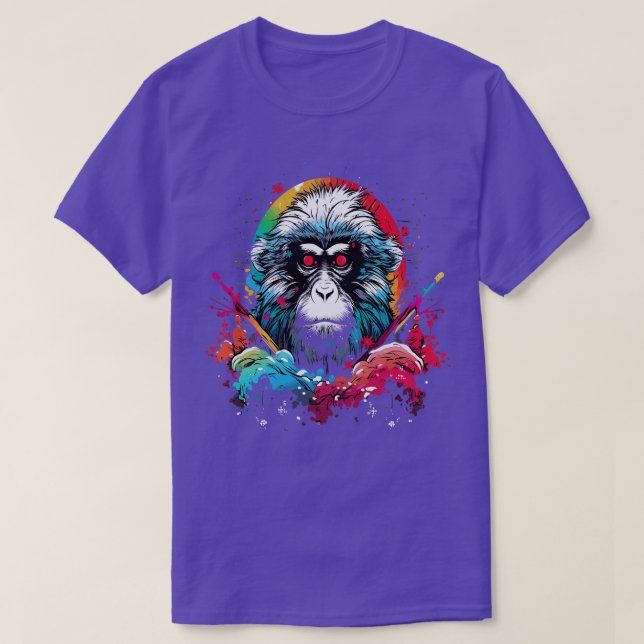 Snow Monkey T-Shirt (Design vorne)