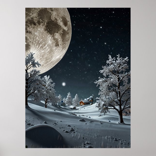 SNOW MOON POSTER (Vorne)