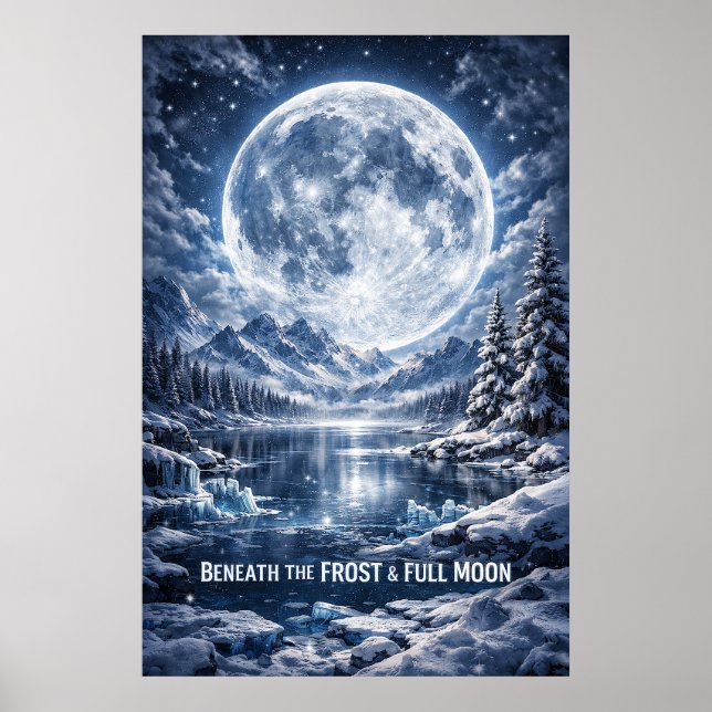 SNOW MOON POSTER (Vorne)