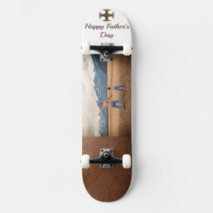 Snow Mountain Father's Day Foto Skateboard