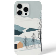Snow Mountains Abstrakt Art Phone Case