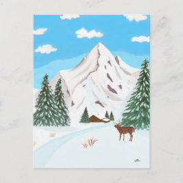 Snow Mountains Postkarte