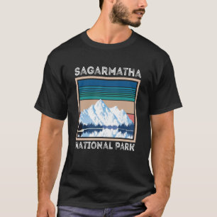 Snow National Park Sagarmatha Everest Tibet Nepal T-Shirt