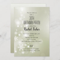 Snow on Sage Elegantes Abstraktes Wasser