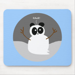 Snow Panda Mousepad