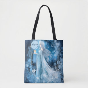 Snow Queen Fantasy Art - Mystische Wintergöttin