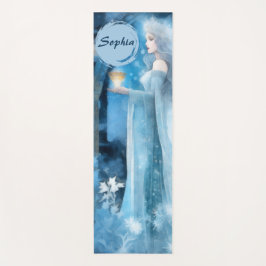 Snow Queen Fantasy Art - Mystische Wintergöttin Yogamatte