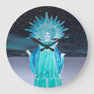 Snow Queen Große Wanduhr