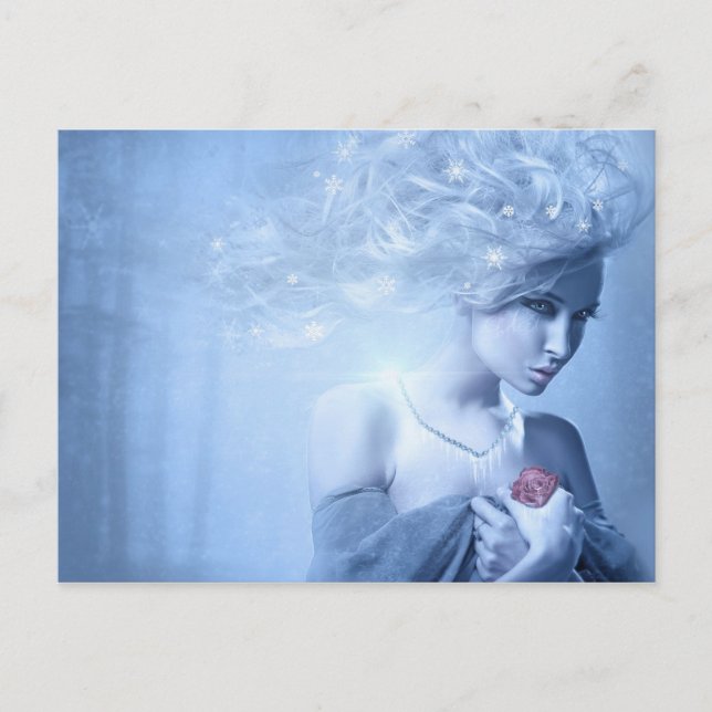 Snow Queen Post Card Postkarte (Vorderseite)