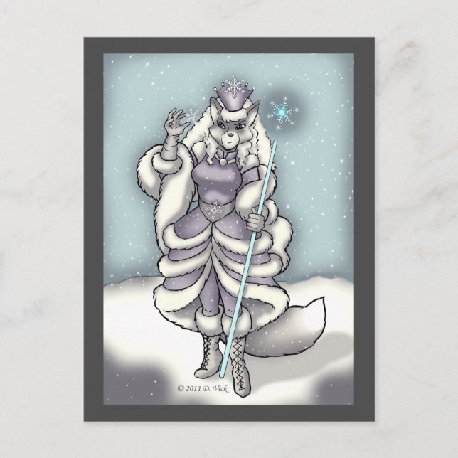 Snow Queen Postcard Postkarte (Vorderseite)