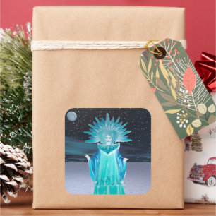 Snow Queen Quadratischer Aufkleber