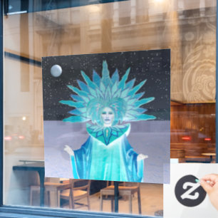 Snow Queen Wall Decal Fensteraufkleber