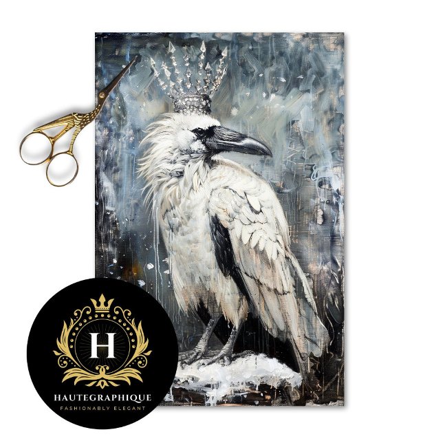 Snow Queen Winter Raven Decoupage Seidenpapier (Von Creator hochgeladen)