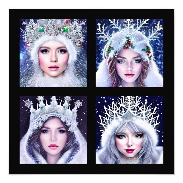Snow Queens Winter Wonderland     Fotodruck (Vorne)