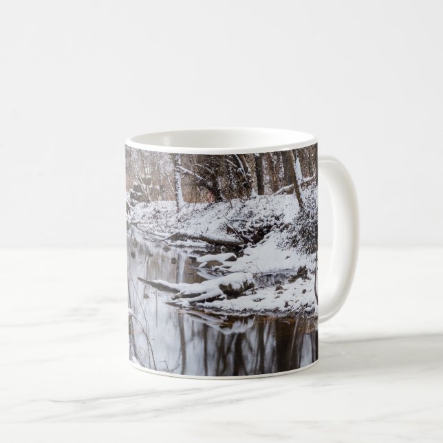 Snow Riverside Coffee Tasse (VorderseiteRechts)