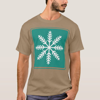 Snow Road Warning Sign  T-Shirt