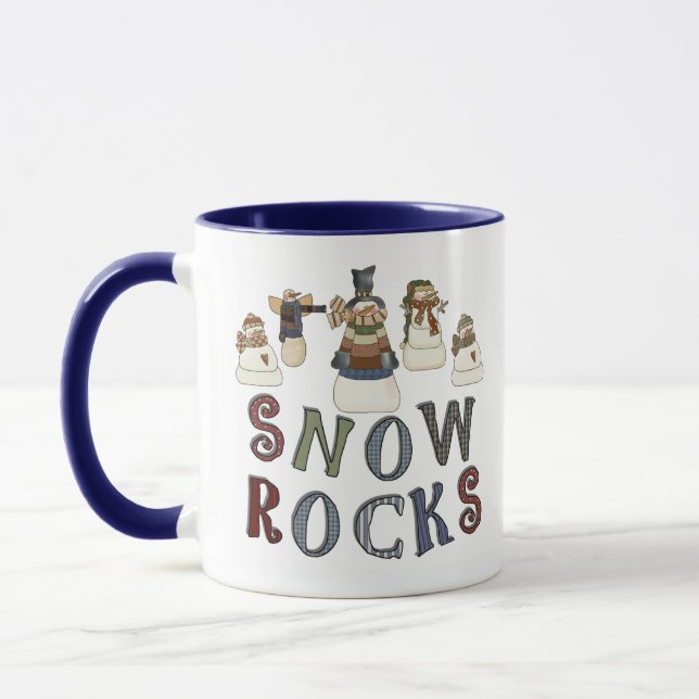 Snow Rocks Tasse (Links)