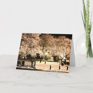 Snow Salem Common Massachusetts Photo Karte