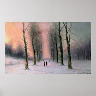 Snow Scene-Wanstead Park Poster