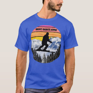 Snow Ski Mont Sainte Anne Skigebiete Kanada T-Shirt