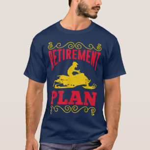 Snow Ski Winter Snowmobile For Men T-Shirt