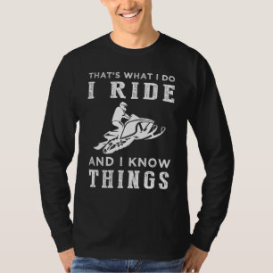Snow Trails & Trivia - Unglaublich witzig Snowmobi T-Shirt