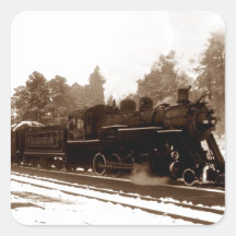 Snow Train Steel Horse Schienenlokomotive Sepia